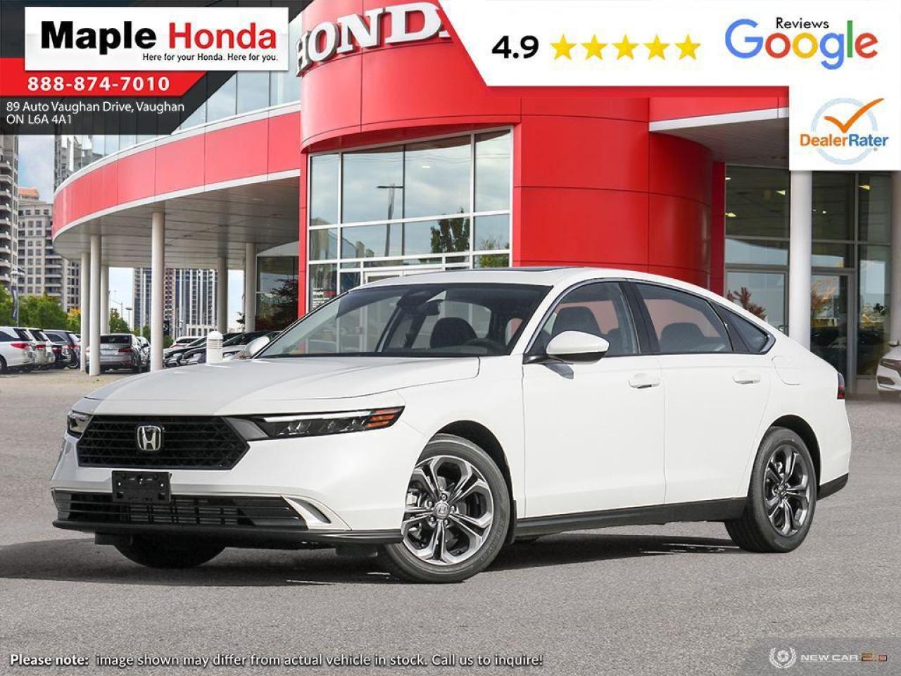 New 2024 Honda Accord Sedan EX CVT for sale in Vaughan, ON