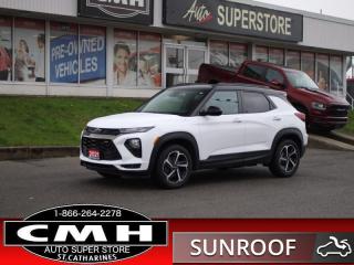 Used 2021 Chevrolet TrailBlazer RS  ADAP-CC BLIND-SPOT ROOF for sale in St. Catharines, ON
