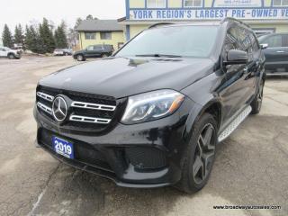 Used 2019 Mercedes-Benz GLS 550 LOADED ALL-WHEEL DRIVE 7 PASSENGER 4.7L - V8.. BENCH & 3RD ROW.. NAVIGATION.. POWER SUNROOF.. DVD HEADRESTS.. LEATHER.. HEATED SEATS & WHEEL.. for sale in Bradford, ON