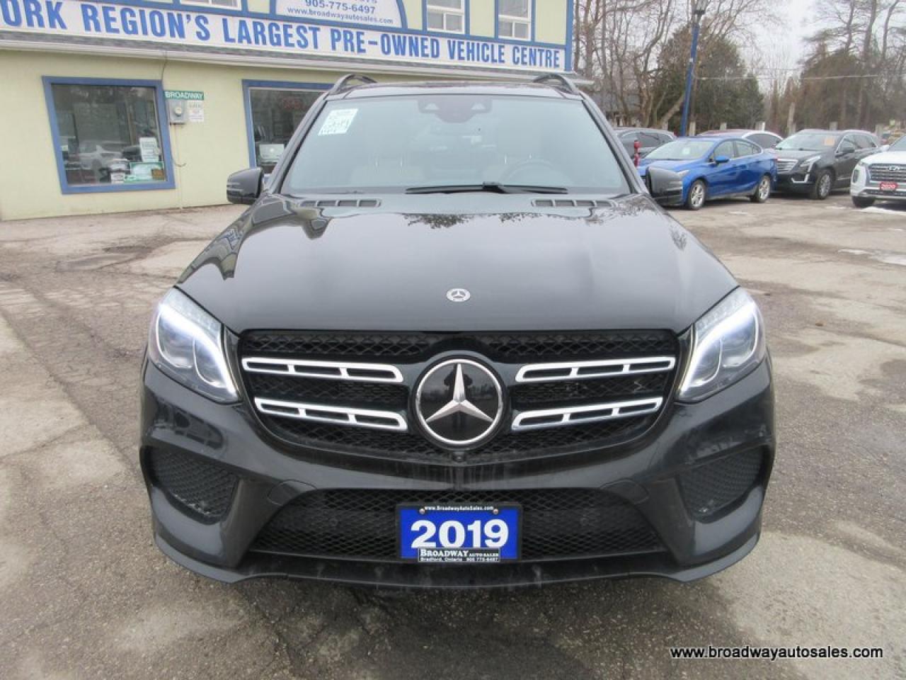 2019 Mercedes-Benz GLS 550 LOADED ALL-WHEEL DRIVE 7 PASSENGER 4.7L - V8.. BENCH & 3RD ROW.. NAVIGATION.. POWER SUNROOF.. DVD HEADRESTS.. LEATHER.. HEATED SEATS & WHEEL.. Photo3