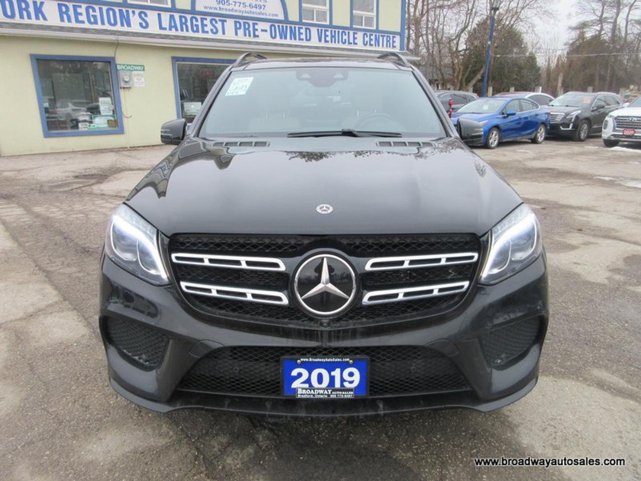 2019 Mercedes-Benz GLS 550 LOADED ALL-WHEEL DRIVE 7 PASSENGER 4.7L - V8.. BENCH & 3RD ROW.. NAVIGATION.. POWER SUNROOF.. DVD HEADRESTS.. LEATHER.. HEATED SEATS & WHEEL.. Photo