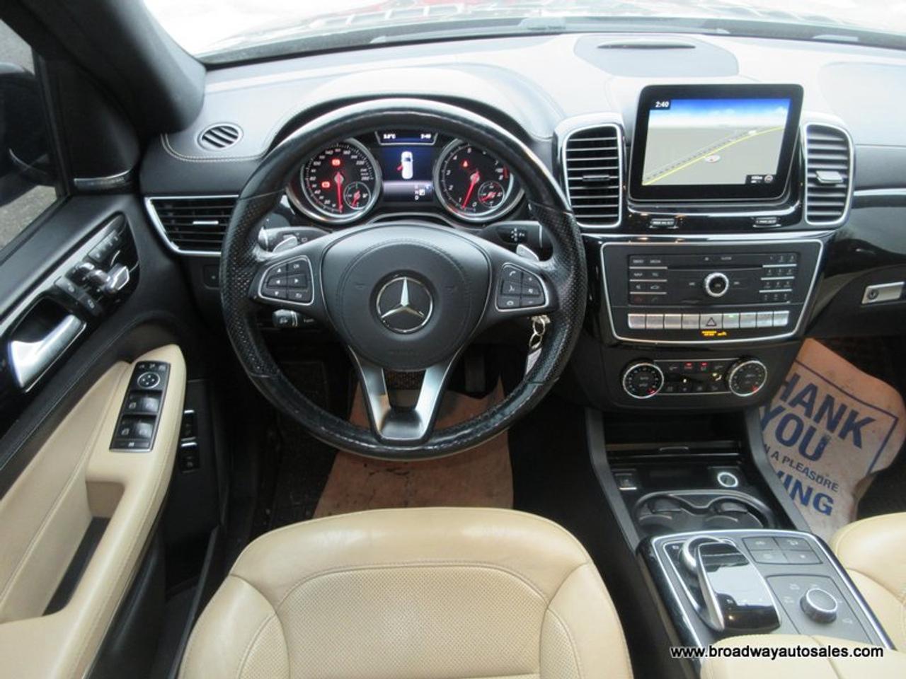2019 Mercedes-Benz GLS 550 LOADED ALL-WHEEL DRIVE 7 PASSENGER 4.7L - V8.. BENCH & 3RD ROW.. NAVIGATION.. POWER SUNROOF.. DVD HEADRESTS.. LEATHER.. HEATED SEATS & WHEEL.. Photo