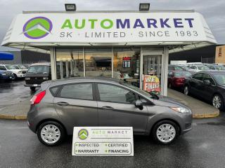 EXCELLENT CONDITION INSIDE AND OUT! <br /><br />CALL OR TEXT KARL @ 6-0-4-2-5-0-8-6-4-6 FOR INFO & TO CONFIRM WHICH LOCATION.<br /><br />BEAUTIFUL FORD FIESTA SE 5 PASSENGER HATCHBACK AUTOMATIC. THROUGH THE SHOP, FULLY INSPECTED AND READY TO GO. IT NEEDS NOTHING. THE TIRES ARE ALMOST NEW AND THERE IS TONS OF LIFE LEFT ON THE BRAKES. PERFECT FIRST CAR / STUDENT CAR! ALSO GREAT FOR COMMUTING.<br /><br />2 LOCATIONS TO SERVE YOU, BE SURE TO CALL FIRST TO CONFIRM WHERE THE VEHICLE IS.<br /><br />We are a family owned and operated business for 40 years. Since 1983 we have been committed to offering outstanding vehicles backed by exceptional customer service, now and in the future. Whatever your specific needs may be, we will custom tailor your purchase exactly how you want or need it to be. All you have to do is give us a call and we will happily walk you through all the steps with no stress and no pressure.<br /><br />                                            WE ARE THE HOUSE OF YES!<br /><br />ADDITIONAL BENEFITS WHEN BUYING FROM SK AUTOMARKET:<br /><br />-ON SITE FINANCING THROUGH OUR 17 AFFILIATED BANKS AND VEHICLE                                                                                                                      FINANCE COMPANIES.<br />-IN HOUSE LEASE TO OWN PROGRAM.<br />-EVERY VEHICLE HAS UNDERGONE A 120 POINT COMPREHENSIVE INSPECTION.<br />-EVERY PURCHASE INCLUDES A FREE POWERTRAIN WARRANTY.<br />-EVERY VEHICLE INCLUDES A COMPLIMENTARY BCAA MEMBERSHIP FOR YOUR SECURITY.<br />-EVERY VEHICLE INCLUDES A CARFAX AND ICBC DAMAGE REPORT.<br />-EVERY VEHICLE IS GUARANTEED LIEN FREE.<br />-DISCOUNTED RATES ON PARTS AND SERVICE FOR YOUR NEW CAR AND ANY OTHER   FAMILY CARS THAT NEED WORK NOW AND IN THE FUTURE.<br />-40 YEARS IN THE VEHICLE SALES INDUSTRY.<br />-A+++ MEMBER OF THE BETTER BUSINESS BUREAU.<br />-RATED TOP DEALER BY CARGURUS 5 YEARS IN A ROW<br />-MEMBER IN GOOD STANDING WITH THE VEHICLE SALES AUTHORITY OF BRITISH   COLUMBIA.<br />-MEMBER OF THE AUTOMOTIVE RETAILERS ASSOCIATION.<br />-COMMITTED CONTRIBUTOR TO OUR LOCAL COMMUNITY AND THE RESIDENTS OF BC.<br /> $495 Documentation fee and applicable taxes are in addition to advertised prices.<br />LANGLEY LOCATION DEALER# 40038<br />S. SURREY LOCATION DEALER #9987<br />