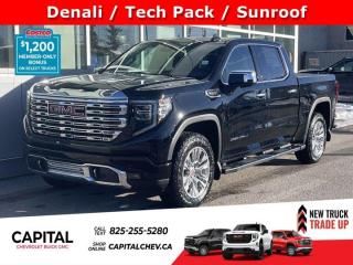 This GMC Sierra 1500 delivers a Gas V8 5.3L/325 engine powering this Automatic transmission. ENGINE, 5.3L ECOTEC3 V8 (355 hp [265 kW] @ 5600 rpm, 383 lb-ft of torque [518 Nm] @ 4100 rpm); featuring Dynamic Fuel Management (STD), Wireless, Apple CarPlay / Wireless Android Auto, Wireless charging.*This GMC Sierra 1500 Comes Equipped with These Options *Wipers, front rain-sensing, Windows, power rear, express down, Windows, power front, drivers express up/down, Window, power, rear sliding with rear defogger, Window, power front, passenger express up/down, Wi-Fi Hotspot capable (Terms and limitations apply. See onstar.ca or dealer for details.), Wheels, 20 x 9 (50.8 cm x 22.9 cm) multi-dimensional polished aluminum, Wheelhouse liners, rear (Deleted with (PCP) Denali CarbonPro Edition.), Wheel, 17 x 8 (43.2 cm x 20.3 cm) full-size, steel spare, USB Ports, 2, Charge/Data ports located inside centre console.* Stop By Today *Treat yourself- stop by Capital Chevrolet Buick GMC Inc. located at 13103 Lake Fraser Drive SE, Calgary, AB T2J 3H5 to make this car yours today!