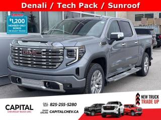 This GMC Sierra 1500 delivers a Gas V8 5.3L/325 engine powering this Automatic transmission. ENGINE, 5.3L ECOTEC3 V8 (355 hp [265 kW] @ 5600 rpm, 383 lb-ft of torque [518 Nm] @ 4100 rpm); featuring Dynamic Fuel Management (STD), Wireless, Apple CarPlay / Wireless Android Auto, Wireless charging.* This GMC Sierra 1500 Features the Following Options *Wipers, front rain-sensing, Windows, power rear, express down, Windows, power front, drivers express up/down, Window, power, rear sliding with rear defogger, Window, power front, passenger express up/down, Wi-Fi Hotspot capable (Terms and limitations apply. See onstar.ca or dealer for details.), Wheels, 20 x 9 (50.8 cm x 22.9 cm) multi-dimensional polished aluminum, Wheelhouse liners, rear (Deleted with (PCP) Denali CarbonPro Edition.), Wheel, 17 x 8 (43.2 cm x 20.3 cm) full-size, steel spare, USB Ports, 2, Charge/Data ports located inside centre console.* Visit Us Today *Youve earned this- stop by Capital Chevrolet Buick GMC Inc. located at 13103 Lake Fraser Drive SE, Calgary, AB T2J 3H5 to make this car yours today!