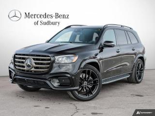 <b>Leather Seats, Night Package, 23 Wheels, Driver Assistance Package!</b><br> <br> <br> <br>Check out our wide selection of <b>NEW</b> and <b>PRE-OWNED</b> vehicles today!<br> <br>  In an ever-more-crowded field of luxury SUVs, treat yourself to some extra room with this sleek and spacious GLS. <br> <br>This Mercedes-Benz GLS exudes luxury, confidence and authority with its larger dimensions and impeccable comfort levels. The interior is crafted to perfection and ensures all passengers remain spoiled in premium luxury, while the exterior offers a polished design with muscular lines. No aspect of this GLS is anything less than what you would expect from a pinnacle Mercedes-Benz SUV.<br> <br> This obsidian black metallic SUV  has an automatic transmission and is powered by a  4.0L V8 32V GDI DOHC Twin Turbo engine.<br> <br> Our GLSs trim level is 580 4MATIC SUV. This GLS 580 is decked with great standard features such as class IV towing equipment including a wiring harness, hitch and trailer sway control, 5-twin spoke AMG wheels with machined and painted accents, and express open/close glass panoramic sunroof with a power sunshade, an EASY-PACK power liftgate for rear cargo access, and exterior styling enhancements. The cabin is elevated with luxury appointments such as leather upholstery with front ventilated, heated and massaging seats, rear heated seats, dual-zone front and rear climate control, and heated and cooled illuminated front and rear cupholders. Tech features include adaptive cruise control, a Burmester surround sound system, a drivers heads up display, and an infotainment system bundled with MB augmented reality navigation, Apple CarPlay, Android Auto, HERMES LTE mobile hotspot internet access, and SiriusXM satellite radio. Safety features also include active lane keeping assist with lane departure warning, active parking assist, active brake assist with automated parking sensors, active blind spot detection, evasion assist, front and rear collision mitigation, and an aerial view camera system. This vehicle has been upgraded with the following features: Leather Seats, Night Package, 23 Wheels, Driver Assistance Package. <br><br> <br>To apply right now for financing use this link : <a href=https://www.mercedes-benz-sudbury.ca/finance/apply-for-financing/ target=_blank>https://www.mercedes-benz-sudbury.ca/finance/apply-for-financing/</a><br><br> <br/> 8.69% financing for 84 months.  Incentives expire 2024-05-31.  See dealer for details. <br> <br>Mercedes-Benz of Sudbury is a new and pre-owned Mercedes-Benz dealership in Greater Sudbury. We proudly serve and ship to the Northern Ontario area. In our online showroom, youll find an outstanding selection of Mercedes-Benz cars and Mercedes-AMG vehicles you might not find so easily elsewhere. Or perhaps youre in the market for Mercedes-Benz vans or vehicles from our Corporate Fleet Program? We can help you with that too. We offer comprehensive service here at Mercedes-Benz of Sudbury!Our dealership also stocks Mercedes-AMG, and we welcome you to browse our inventory of Certified Pre-Owned vehiclesowning a Mercedes-Benz is quite affordable. We offer a variety of financing and leasing options to help get you behind the wheel of a Mercedes-Benz. And to keep it running optimally, we service and sell parts and accessories for your new Mercedes-Benz. Welcome to Mercedes-Benz of Sudbury! If you have any needs we havent yet addressed, then please contact us at (705) 410-2205.<br> Come by and check out our fleet of 30+ used cars and trucks and 30+ new cars and trucks for sale in Sudbury.  o~o