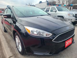 Used 2016 Ford Focus SE-XTRA CLEAN-ONLY 105K-BK CAM-BLUETOOTH-AUX-ALLOY for sale in Scarborough, ON