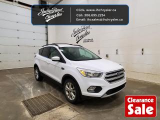 <b>Bluetooth,  Heated Seats,  Rear View Camera,  SiriusXM,  Aluminum Wheels!</b><br> <br>  Hurry on this one! Marked down from $18995 - you save $1075.   With a slight face lift, the 2017 Ford Escape continues to woo consumers across Canada with its good looks and practicality. This  2017 Ford Escape is for sale today in Indian Head. <br> <br>For 2017, the Escape has under gone a small refresh, updating the exterior with a more angular tailgate, LED tail lights, an aluminum hood and a new fascia that makes it look similar to the other Ford crossovers.  Inside, the Escape now comes with an electric E brake, which frees up the centre console for more cargo and arm space.This  SUV has 190,912 kms. Its  white in colour  . It has a 6 speed automatic transmission and is powered by a  179HP 1.5L 4 Cylinder Engine.  <br> <br> Our Escapes trim level is SE. This Escape SE offers a satisfying blend of features and value. It comes with a SYNC infotainment system with Bluetooth connectivity, SiriusXM, a USB port, a rearview camera, heated front seats, steering wheel-mounted audio and cruise control, dual-zone automatic climate control, power windows, power doors, aluminum wheels, fog lamps, and more. This vehicle has been upgraded with the following features: Bluetooth,  Heated Seats,  Rear View Camera,  Siriusxm,  Aluminum Wheels,  Steering Wheel Audio Control. <br> To view the original window sticker for this vehicle view this <a href=http://www.windowsticker.forddirect.com/windowsticker.pdf?vin=1FMCU9GD2HUA05294 target=_blank>http://www.windowsticker.forddirect.com/windowsticker.pdf?vin=1FMCU9GD2HUA05294</a>. <br/><br> <br>To apply right now for financing use this link : <a href=https://www.indianheadchrysler.com/finance/ target=_blank>https://www.indianheadchrysler.com/finance/</a><br><br> <br/><br>At Indian Head Chrysler Dodge Jeep Ram Ltd., we treat our customers like family. That is why we have some of the highest reviews in Saskatchewan for a car dealership!  Every used vehicle we sell comes with a limited lifetime warranty on covered components, as long as you keep up to date on all of your recommended maintenance. We even offer exclusive financing rates right at our dealership so you dont have to deal with the banks.
You can find us at 501 Johnston Ave in Indian Head, Saskatchewan-- visible from the TransCanada Highway and only 35 minutes east of Regina. Distance doesnt have to be an issue, ask us about our delivery options!

Call: 306.695.2254<br> Come by and check out our fleet of 30+ used cars and trucks and 80+ new cars and trucks for sale in Indian Head.  o~o