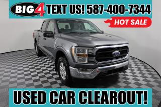 Our Carbonized Gray 2021 Ford F-150 XLT SuperCrew 4X4 wont want to stop until you do! Motivated by a Twin-TurboCharged 2.7 Litre EcoBoost V6 delivering 325hp to a 10 Speed SelectShift Automatic transmission for torque-rich towing and hauling capability. This Four Wheel Drive truck also scores approximately 9.8L/100km on the highway and outshines other rides with a bold appearance that includes a commanding Ford grille, fog lights, heated power mirrors, chrome bumpers, and alloy wheels.

Work harder, smarter, and with more comfort in our XLT cabin that combines supportive cloth seats, a tilt/telescoping steering wheel, air conditioning, power accessories, cruise control, and sophisticated technology. This is one well-connected truck with an 8-inch touchscreen, WiFi compatibility, Android Auto, Apple CarPlay, Bluetooth, and an AM/FM stereo. Its an interior engineered to help you get through your day with ease.

Ford raises the bar for peace of mind with a rearview camera, automatic braking, lane-keeping assistance, rear parking sensors, a blind-spot monitor, and even dynamic hitch assistance. Our F-150 XLT is what happens when you merge premium-grade muscle with finely tuned intelligence and design! Save this Page and Call for Availability. We Know You Will Enjoy Your Test Drive Towards Ownership!