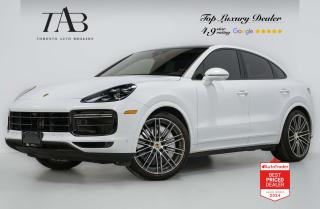 Used 2021 Porsche Cayenne TURBO | COUPE | PREMIUM PLUS PKG | RED LEATHER for sale in Vaughan, ON