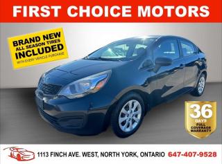 Used 2014 Kia Rio LX ~AUTOMATIC, FULLY CERTIFIED WITH WARRANTY!!!~ for sale in North York, ON