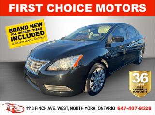 Welcome to First Choice Motors, the largest car dealership in Toronto of pre-owned cars, SUVs, and vans priced between $5000-$15,000. With an impressive inventory of over 300 vehicles in stock, we are dedicated to providing our customers with a vast selection of affordable and reliable options.<br><br>Were thrilled to offer a used 2013 Nissan Sentra S, black color with 106,000km (STK#7002) This vehicle was $10990 NOW ON SALE FOR $9990. It is equipped with the following features:<br>- Automatic Transmission<br>- Power windows<br>- Power locks<br>- Power mirrors<br>- Air Conditioning<br><br>At First Choice Motors, we believe in providing quality vehicles that our customers can depend on. All our vehicles come with a 36-day FULL COVERAGE warranty. We also offer additional warranty options up to 5 years for our customers who want extra peace of mind.<br><br>Furthermore, all our vehicles are sold fully certified with brand new brakes rotors and pads, a fresh oil change, and brand new set of all-season tires installed & balanced. You can be confident that this car is in excellent condition and ready to hit the road.<br><br>At First Choice Motors, we believe that everyone deserves a chance to own a reliable and affordable vehicle. Thats why we offer financing options with low interest rates starting at 7.9% O.A.C. Were proud to approve all customers, including those with bad credit, no credit, students, and even 9 socials. Our finance team is dedicated to finding the best financing option for you and making the car buying process as smooth and stress-free as possible.<br><br>Our dealership is open 7 days a week to provide you with the best customer service possible. We carry the largest selection of used vehicles for sale under $9990 in all of Ontario. We stock over 300 cars, mostly Hyundai, Chevrolet, Mazda, Honda, Volkswagen, Toyota, Ford, Dodge, Kia, Mitsubishi, Acura, Lexus, and more. With our ongoing sale, you can find your dream car at a price you can afford. Come visit us today and experience why we are the best choice for your next used car purchase!<br><br>All prices exclude a $10 OMVIC fee, license plates & registration and ONTARIO HST (13%)