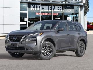 <b>Apple CarPlay,  Android Auto,  Heated Seats,  Heated Steering Wheel,  Aluminum Wheels!</b><br> <br> <br> <br><br> <br>  Thrilling power when you need it and long distance efficiency when you dont, this 2023 Rogue has it all covered. <br> <br>Nissan was out for more than designing a good crossover in this 2023 Rogue. They were designing an experience. Whether your adventure takes you on a winding mountain path or finding the secrets within the city limits, this Rogue is up for it all. Spirited and refined with space for all your cargo and the biggest personalities, this Rogue is an easy choice for your next family vehicle.<br> <br> This gun metallic SUV  has an automatic transmission and is powered by a  1.5L I3 12V GDI DOHC Turbo engine.<br> <br> Our Rogues trim level is S. Go Rogue with driver assistance features like forward collision warning, emergency braking with pedestrian detection, lane departure warning, blind spot warning, high beam assist, driver alertness, and a rearview camera while heated seats, dual zone climate control, and a heated steering wheel bring amazing luxury. NissanConnect touchscreen infotainment with Apple CarPlay and Android Auto makes for an engaging experience while aluminum wheels and LED lights provide impeccable style. This vehicle has been upgraded with the following features: Apple Carplay,  Android Auto,  Heated Seats,  Heated Steering Wheel,  Aluminum Wheels,  Blind Spot Detection,  Lane Departure Warning. <br><br> <br>To apply right now for financing use this link : <a href=https://www.kitchenernissan.com/finance-application/ target=_blank>https://www.kitchenernissan.com/finance-application/</a><br><br> <br/> See dealer for details. <br> <br><b>KITCHENER NISSAN IS DEDICATED TO AWESOME AND DRIVEN TO SURPASS EXPECTATIONS!</b><br>Awesome Customer Service <br>Friendly No Pressure Sales<br>Family Owned and Operated<br>Huge Selection of Vehicles<br>Master Technicians<br>Free Contactless Delivery -100km!<br><b>WE LOVE TRADE-INS!</b><br>We will pay top dollar for your trade even if you dont buy from us!   <br>Kitchener Nissan trades are made easy! We have specialized buyers that are waiting to purchase your unique vehicle. To get optimal value for you, we can also place your vehicle on live auction. <br>Home to thousands of bidders!<br><br><b>MARKET PRICED DEALERSHIP</b><br>We are a Market Priced dealership and are proud of it! <br>What is market pricing? ALL our vehicles are listed online. We continuously monitor online prices daily to ensure we find the best deal, so that you dont have to! We make sure were offering the highest level of savings amongst our competitors! Not only do we offer the advantage of market pricing, at Kitchener Nissan we aim to inspire confidence by providing a transparent and effortless vehicle purchasing experience. <br><br><b>CONTACT US TODAY AND FIND YOUR DREAM VEHICLE!</b><br><br>1450 Victoria Street N, Kitchener | www.kitchenernissan.com | Tel: 855-997-7482 <br>Contact us or visit the dealership and let us surpass your expectations! <br> Come by and check out our fleet of 60+ used cars and trucks and 90+ new cars and trucks for sale in Kitchener.  o~o