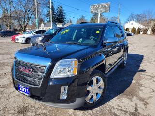 <p><span style=font-family: Segoe UI, sans-serif; font-size: 18px;>SMOOTH DRIVING BLACK ON GRAY GMC SPORTS-UTILITY VEHICLE W/ GREAT MILEAGE, EQUIPPED W/ THE EVER RELIABLE 6 CYLINDER 3.0L DOHC ENGINE, LOADED W/ THE LUXURIOUS SLT2 TRIM PACKAGE w/ ALL WHEEL DRIVE, POWER LIFTGATE, REAR-VIEW CAMERA W/ REAR PARK ASSIST SENSORS, ON-STAR ASSIST, UPGRADED PIONEER PREMIUM SOUND SYSTEM, TWO-TONE LEATHER/POWER/MEMORY AND HEATED SEATS, POWER MOONROOF, FACTORY REMOTE CAR START, TINTED WINDOWS, HEATED/POWER SIDE VIEW MIRRORS, BLUETOOTH CONNECTION, CRUISE CONTROL, KEYLESS ENTRY, POWER LOCKS/WINDOWS, AIR CONDITIONING, WARRANTY AND MUCH MORE! This vehicle comes certified with all-in pricing excluding HST tax and licensing. Also included is a complimentary 36 days complete coverage safety. Please visit www.bossauto.ca for more details!</span></p>