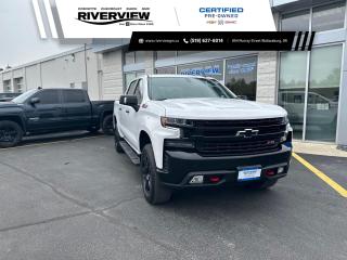 <p>Just added to our pre-owned lot is this beautiful 2022 Chevrolet Silverado Trailboss in Summit White! Off-Road Suspension with a 2 Lift! No Accidents!</p>

<p>The 2022 Chevy Silverado Trailboss is a rugged and capable full-size pickup truck designed for off-road enthusiasts. With a lifted suspension, and off-road tires,its ready to conquer challenging terrain. The Trailboss combines its robust performance with distinctive styling, featuring bold exterior accents. Inside, it offers a comfortable cabin with modern technology, making it a versatile and adventure-ready truck for those who demand both toughness and refinement.</p>

<p>Some of the features include, cloth upholstery, heated seats, heated steering wheel, rear view camera with front and rear park assist, keyless entry, trailering package, hitch guidance, tinted windows, remote vehicle start, bluetooth with apple.android carplay, XM radio, and so much more!</p>

<p>Call and book your appointment today!</p>
<p><span style=font-size:12px><span style=font-family:Arial,Helvetica,sans-serif><strong>Certified Pre-Owned</strong> vehicles go through a 150+ point inspection and are reconditioned to the highest standards. They include a 3 month/5,000km dealer certified warranty with 24 hour roadside assistance, exchange privileged within first 30 days/2,500km and a 3 month free trial of SiriusXM radio (when vehicle is equipped). Verify with dealer for all vehicle features.</span></span></p>

<p><span style=font-size:12px><span style=font-family:Arial,Helvetica,sans-serif>All our vehicles are <strong>Market Value Priced</strong> which provides you with the most competitive prices on all our pre-owned vehicles, all the time. </span></span></p>

<p><span style=font-size:12px><span style=font-family:Arial,Helvetica,sans-serif><strong><span style=background-color:white><span style=color:black>**All advertised pricing is for financing purchases, all-cash purchases will have a surcharge.</span></span></strong><span style=background-color:white><span style=color:black> Surcharge rates based on the selling price $0-$29,999 = $1,000 and $30,000+ = $2,000. </span></span></span></span></p>

<p><span style=font-size:12px><span style=font-family:Arial,Helvetica,sans-serif><strong>*4.99% Financing</strong> available OAC on select pre-owned vehicles up to 24 months, 6.49% for 36-48 months, 6.99% for 60-84 months.(2019-2025MY Encore, Envision, Enclave, Verano, Regal, LaCrosse, Cruze, Equinox, Spark, Sonic, Malibu, Impala, Trax, Blazer, Traverse, Volt, Bolt, Camaro, Corvette, Silverado, Colorado, Tahoe, Suburban, Terrain, Acadia, Sierra, Canyon, Yukon/XL).</span></span></p>

<p><span style=font-size:12px><span style=font-family:Arial,Helvetica,sans-serif>Visit us today at 854 Murray Street, Wallaceburg ON or contact us at 519-627-6014 or 1-800-828-0985.</span></span></p>

<p> </p>