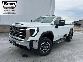 <h2><span style=color:#2ecc71><span style=font-size:18px><strong>Check out this 2024 GMC Sierra 3500HD SLE Regular Cab!</strong></span></span></h2>

<p><span style=font-size:16px>Powered by a 6.6L V8with up to 401hp & up to 464lb-ft of torque.</span></p>

<p><span style=font-size:16px><strong>Comfort & Convenience Features:</strong>includes remote start/entry, heated front seats, heated steering wheel, HDrear view camera & 18 machined aluminum wheels with dark grey metallic accents.</span></p>

<p><span style=font-size:16px><strong>Infotainment Tech & Audio:</strong>includes GMC premium infotainment system with 13.4 diagonal colour touchscreen display with Google built-in & wiredAndroid Auto and Apple CarPlay capability.</span></p>

<p><span style=font-size:16px><strong>This truck also comes equipped with the following packages..</strong>.</span></p>

<p><span style=font-size:16px><strong>X31 Off-Road Package:</strong>Off-Road suspension, Hill Descent Control, Skid plates, Twin-tube Rancho shocks, X31 hard badge.</span></p>

<p><span style=font-size:16px><strong>Snow Plow Prep/Camper Package:</strong>Includes increased front GAWR on heavy duty models, pass through dash grommet hole and roof emergency light provisions. Contact GM upfitter integration at www.gmupfitter.com for plow installation details and assistance. Skid Plates Protect the oil pan, front axle and transfer case</span></p>

<h2><span style=color:#2ecc71><span style=font-size:18px><strong>Come test drive this truck today!</strong></span></span></h2>

<h2><span style=color:#2ecc71><span style=font-size:18px><strong>613-257-2432</strong></span></span></h2>