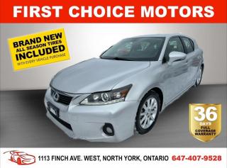 Used 2012 Lexus CT 200h ~AUTOMATIC, FULLY CERTIFIED WITH WARRANTY!!!~ for sale in North York, ON