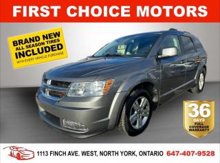 Welcome to First Choice Motors, the largest car dealership in Toronto of pre-owned cars, SUVs, and vans priced between $5000-$15,000. With an impressive inventory of over 300 vehicles in stock, we are dedicated to providing our customers with a vast selection of affordable and reliable options.<br><br>Were thrilled to offer a used 2012 Dodge Journey SE, grey color with 119,000km (STK#7007) This vehicle was $9990 NOW ON SALE FOR $8990. It is equipped with the following features:<br>- Automatic Transmission<br>- Alloy wheels<br>- Power windows<br>- Power locks<br>- Power mirrors<br>- Air Conditioning<br><br>At First Choice Motors, we believe in providing quality vehicles that our customers can depend on. All our vehicles come with a 36-day FULL COVERAGE warranty. We also offer additional warranty options up to 5 years for our customers who want extra peace of mind.<br><br>Furthermore, all our vehicles are sold fully certified with brand new brakes rotors and pads, a fresh oil change, and brand new set of all-season tires installed & balanced. You can be confident that this car is in excellent condition and ready to hit the road.<br><br>At First Choice Motors, we believe that everyone deserves a chance to own a reliable and affordable vehicle. Thats why we offer financing options with low interest rates starting at 7.9% O.A.C. Were proud to approve all customers, including those with bad credit, no credit, students, and even 9 socials. Our finance team is dedicated to finding the best financing option for you and making the car buying process as smooth and stress-free as possible.<br><br>Our dealership is open 7 days a week to provide you with the best customer service possible. We carry the largest selection of used vehicles for sale under $9990 in all of Ontario. We stock over 300 cars, mostly Hyundai, Chevrolet, Mazda, Honda, Volkswagen, Toyota, Ford, Dodge, Kia, Mitsubishi, Acura, Lexus, and more. With our ongoing sale, you can find your dream car at a price you can afford. Come visit us today and experience why we are the best choice for your next used car purchase!<br><br>All prices exclude a $10 OMVIC fee, license plates & registration and ONTARIO HST (13%)