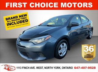 Used 2016 Toyota Corolla LE ~AUTOMATIC, FULLY CERTIFIED WITH WARRANTY!!!~ for sale in North York, ON