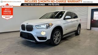 ** MOCHA DAKOTA LEATHER | NAVIGATION ** 2017 BMW X1 xDrive28 ** MEMORY POWER ADJUSTABLE SEATING | HEATED SEATS | DUAL-ZONE CLIMATE CONTROL | BLUETOOTH CONNECTIVITY WITH STEERING WHEEL CONTROLS | REVERSE CAMERA AND PARKING ASSIST SENSORS | PUSH-BUTTON START | REMOTE KEYLESS ENTRY | POWER PANORMAIC MOONROOF | POWER LIFTGATE

Welcome to West Coast Auto & RV - Proudly offering one of Winnipegs Largest selections of Pre-Owned vehicles and winner of AutoTraders Best Priced Dealer Award 4 consecutive years in 2020 | 2021 | 2022 and 2023! All Pre-Owned vehicles are completely safety-certified, come with a free Carfax history report and are also backed by a 3-Month Warranty at no charge!

This vehicle is eligible for extended warranty programs, competitive financing, and can be purchased from anywhere across Canada. Looking to trade a vehicle? Contact a Sales Associate today to complete a complimentary appraisal either in store or from the comfort of your own home!

Check out our 4.8 Star Rating on Google and discover why more customers are choosing to shop with West Coast Auto & RV. Call us or Text us at (204) 831 5005 today to book your test drive today! 

DP#0038