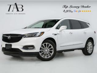 This Beautiful 2018 Buick Enclave Essence is a local Ontario vehicle with a clean Carfax report. It is a stylish and spacious midsize SUV that offers comfort, versatility, and modern features.

Key Features Includes:

- 7 Passengers
- Navigation
- Bluetooth
- Backup Camera
- Sunroof
- Apple Carplay
- Android Auto
- Onstar
- Wifi Hotspot
- Heated Front Seats
- Cruise Control
- Rear Cross Traffic Alert
- Lane Change Alert
- Trailer Hitch
- Extended Hill Start Assist
- 20" Alloy Wheels 

NOW OFFERING 3 MONTH DEFERRED FINANCING PAYMENTS ON APPROVED CREDIT. 

Looking for a top-rated pre-owned luxury car dealership in the GTA? Look no further than Toronto Auto Brokers (TAB)! Were proud to have won multiple awards, including the 2023 GTA Top Choice Luxury Pre Owned Dealership Award, 2023 CarGurus Top Rated Dealer, 2024 CBRB Dealer Award, the Canadian Choice Award 2024,the 2024 BNS Award, the 2023 Three Best Rated Dealer Award, and many more!

With 30 years of experience serving the Greater Toronto Area, TAB is a respected and trusted name in the pre-owned luxury car industry. Our 30,000 sq.Ft indoor showroom is home to a wide range of luxury vehicles from top brands like BMW, Mercedes-Benz, Audi, Porsche, Land Rover, Jaguar, Aston Martin, Bentley, Maserati, and more. And we dont just serve the GTA, were proud to offer our services to all cities in Canada, including Vancouver, Montreal, Calgary, Edmonton, Winnipeg, Saskatchewan, Halifax, and more.

At TAB, were committed to providing a no-pressure environment and honest work ethics. As a family-owned and operated business, we treat every customer like family and ensure that every interaction is a positive one. Come experience the TAB Lifestyle at its truest form, luxury car buying has never been more enjoyable and exciting!

We offer a variety of services to make your purchase experience as easy and stress-free as possible. From competitive and simple financing and leasing options to extended warranties, aftermarket services, and full history reports on every vehicle, we have everything you need to make an informed decision. We welcome every trade, even if youre just looking to sell your car without buying, and when it comes to financing or leasing, we offer same day approvals, with access to over 50 lenders, including all of the banks in Canada. Feel free to check out your own Equifax credit score without affecting your credit score, simply click on the Equifax tab above and see if you qualify.

So if youre looking for a luxury pre-owned car dealership in Toronto, look no further than TAB! We proudly serve the GTA, including Toronto, Etobicoke, Woodbridge, North York, York Region, Vaughan, Thornhill, Richmond Hill, Mississauga, Scarborough, Markham, Oshawa, Peteborough, Hamilton, Newmarket, Orangeville, Aurora, Brantford, Barrie, Kitchener, Niagara Falls, Oakville, Cambridge, Kitchener, Waterloo, Guelph, London, Windsor, Orillia, Pickering, Ajax, Whitby, Durham, Cobourg, Belleville, Kingston, Ottawa, Montreal, Vancouver, Winnipeg, Calgary, Edmonton, Regina, Halifax, and more.

Call us today or visit our website to learn more about our inventory and services. And remember, all prices exclude applicable taxes and licensing, and vehicles can be certified at an additional cost of $699.

Reviews:
  * Buick Enclave owners often rave about the creamy-smooth ride and powertrain, especially relating to Enclave Avenir models. A wide range of highly relevant tech is also appreciated by many owners. Source: autoTRADER.ca