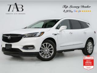 This Beautiful 2018 Buick Enclave Essence is a local Ontario vehicle with a clean Carfax report. It is a stylish and spacious midsize SUV that offers comfort, versatility, and modern features.

Key Features Includes:

- 7 Passengers
- Navigation
- Bluetooth
- Backup Camera
- Sunroof
- Apple Carplay
- Android Auto
- Onstar
- Wifi Hotspot
- Heated Front Seats
- Cruise Control
- Rear Cross Traffic Alert
- Lane Change Alert
- Trailer Hitch
- Extended Hill Start Assist
- 20" Alloy Wheels 

NOW OFFERING 3 MONTH DEFERRED FINANCING PAYMENTS ON APPROVED CREDIT. 

Looking for a top-rated pre-owned luxury car dealership in the GTA? Look no further than Toronto Auto Brokers (TAB)! Were proud to have won multiple awards, including the 2023 GTA Top Choice Luxury Pre Owned Dealership Award, 2023 CarGurus Top Rated Dealer, 2024 CBRB Dealer Award, the Canadian Choice Award 2024,the 2024 BNS Award, the 2023 Three Best Rated Dealer Award, and many more!

With 30 years of experience serving the Greater Toronto Area, TAB is a respected and trusted name in the pre-owned luxury car industry. Our 30,000 sq.Ft indoor showroom is home to a wide range of luxury vehicles from top brands like BMW, Mercedes-Benz, Audi, Porsche, Land Rover, Jaguar, Aston Martin, Bentley, Maserati, and more. And we dont just serve the GTA, were proud to offer our services to all cities in Canada, including Vancouver, Montreal, Calgary, Edmonton, Winnipeg, Saskatchewan, Halifax, and more.

At TAB, were committed to providing a no-pressure environment and honest work ethics. As a family-owned and operated business, we treat every customer like family and ensure that every interaction is a positive one. Come experience the TAB Lifestyle at its truest form, luxury car buying has never been more enjoyable and exciting!

We offer a variety of services to make your purchase experience as easy and stress-free as possible. From competitive and simple financing and leasing options to extended warranties, aftermarket services, and full history reports on every vehicle, we have everything you need to make an informed decision. We welcome every trade, even if youre just looking to sell your car without buying, and when it comes to financing or leasing, we offer same day approvals, with access to over 50 lenders, including all of the banks in Canada. Feel free to check out your own Equifax credit score without affecting your credit score, simply click on the Equifax tab above and see if you qualify.

So if youre looking for a luxury pre-owned car dealership in Toronto, look no further than TAB! We proudly serve the GTA, including Toronto, Etobicoke, Woodbridge, North York, York Region, Vaughan, Thornhill, Richmond Hill, Mississauga, Scarborough, Markham, Oshawa, Peteborough, Hamilton, Newmarket, Orangeville, Aurora, Brantford, Barrie, Kitchener, Niagara Falls, Oakville, Cambridge, Kitchener, Waterloo, Guelph, London, Windsor, Orillia, Pickering, Ajax, Whitby, Durham, Cobourg, Belleville, Kingston, Ottawa, Montreal, Vancouver, Winnipeg, Calgary, Edmonton, Regina, Halifax, and more.

Call us today or visit our website to learn more about our inventory and services. And remember, all prices exclude applicable taxes and licensing, and vehicles can be certified at an additional cost of $799.

Reviews:
  * Buick Enclave owners often rave about the creamy-smooth ride and powertrain, especially relating to Enclave Avenir models. A wide range of highly relevant tech is also appreciated by many owners. Source: autoTRADER.ca