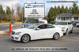 Used 2013 Mercedes-Benz C-Class Coupe C250 RWD, Only 129k, Navigation, Leather, Loaded! for sale in Surrey, BC