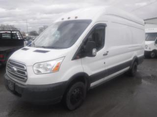 2018 Ford Transit 350 HD High Roof Cargo Van,  3.2L L5 DIESEL engine 5 cylinder, 2 door, automatic, RWD, cruise control, air conditioning, AM/FM radio, back up camera, power door locks, power windows, power mirrors, white exterior, black interior, cloth. $37,810.00 plus $375 processing fee, $38,185.00 total payment obligation before taxes.  Listing report, warranty, contract commitment cancellation fee, financing available on approved credit (some limitations and exceptions may apply). All above specifications and information is considered to be accurate but is not guaranteed and no opinion or advice is given as to whether this item should be purchased. We do not allow test drives due to theft, fraud and acts of vandalism. Instead we provide the following benefits: Complimentary Warranty (with options to extend), Limited Money Back Satisfaction Guarantee on Fully Completed Contracts, Contract Commitment Cancellation, and an Open-Ended Sell-Back Option. Ask seller for details or call 604-522-REPO(7376) to confirm listing availability.