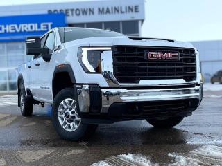 <br> <br> Bold and burly, this GMC 2500HD is built for the toughest jobs without breaking a sweat. <br> <br>This 2024 GMC 2500HD is highly configurable work truck that can haul a colossal amount of weight thanks to its potent drivetrain. This truck also offers amazing interior features that nestle occupants in comfort and luxury, with a great selection of tech features. For heavy-duty activities and even long-haul trips, the 2500HD is all the truck youll ever need.<br> <br> This summit white Extended Cab 4X4 pickup has an automatic transmission and is powered by a 401HP 6.6L 8 Cylinder Engine.<br> <br> Our Sierra 2500HDs trim level is Pro. This Sierra 2500HD Pro comes ready to work with plenty of useful features including a heavy-duty locking differential, signature LED lighting, a 7 inch touchscreen infotainment system with Apple CarPlay and Android Auto, a CornerStep rear bumper, cargo tie downs hooks and easy to clean rubber floors. Additionally, this truck also comes with a locking tailgate, a rear vision camera, StabiliTrak, cruise control, air conditioning, power windows, power locks, teen driver technology and a trailering package with hitch guidance. This vehicle has been upgraded with the following features: Ez Lift Tailgate, Spray-on Bedliner. <br><br> <br/><br>Contact our Sales Department today by: <br><br>Phone: 1 (306) 882-2691 <br><br>Text: 1-306-800-5376 <br><br>- Want to trade your vehicle? Make the drive and well have it professionally appraised, for FREE! <br><br>- Financing available! Onsite credit specialists on hand to serve you! <br><br>- Apply online for financing! <br><br>- Professional, courteous, and friendly staff are ready to help you get into your dream ride! <br><br>- Call today to book your test drive! <br><br>- HUGE selection of new GMC, Buick and Chevy Vehicles! <br><br>- Fully equipped service shop with GM certified technicians <br><br>- Full Service Quick Lube Bay! Drive up. Drive in. Drive out! <br><br>- Best Oil Change in Saskatchewan! <br><br>- Oil changes for all makes and models including GMC, Buick, Chevrolet, Ford, Dodge, Ram, Kia, Toyota, Hyundai, Honda, Chrysler, Jeep, Audi, BMW, and more! <br><br>- Rosetowns ONLY Quick Lube Oil Change! <br><br>- 24/7 Touchless car wash <br><br>- Fully stocked parts department featuring a large line of in-stock winter tires! <br> <br><br><br>Rosetown Mainline Motor Products, also known as Mainline Motors is the ORIGINAL King Of Trucks, featuring Chevy Silverado, GMC Sierra, Buick Enclave, Chevy Traverse, Chevy Equinox, Chevy Cruze, GMC Acadia, GMC Terrain, and pre-owned Chevy, GMC, Buick, Ford, Dodge, Ram, and more, proudly serving Saskatchewan. As part of the Mainline Automotive Group of Dealerships in Western Canada, we are also committed to servicing customers anywhere in Western Canada! We have a huge selection of cars, trucks, and crossover SUVs, so if youre looking for your next new GMC, Buick, Chevrolet or any brand on a used vehicle, dont hesitate to contact us online, give us a call at 1 (306) 882-2691 or swing by our dealership at 506 Hyw 7 W in Rosetown, Saskatchewan. We look forward to getting you rolling in your next new or used vehicle! <br> <br><br><br>* Vehicles may not be exactly as shown. Contact dealer for specific model photos. Pricing and availability subject to change. All pricing is cash price including fees. Taxes to be paid by the purchaser. While great effort is made to ensure the accuracy of the information on this site, errors do occur so please verify information with a customer service rep. This is easily done by calling us at 1 (306) 882-2691 or by visiting us at the dealership. <br><br> Come by and check out our fleet of 70+ used cars and trucks and 130+ new cars and trucks for sale in Rosetown. o~o