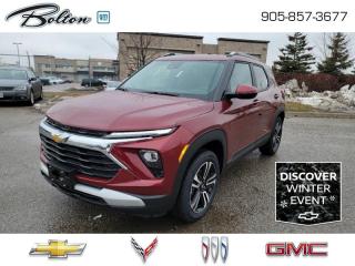 New 2024 Chevrolet TrailBlazer LT - Sunroof - $228 B/W for sale in Bolton, ON