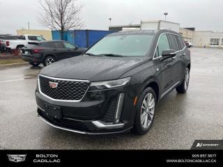 <b>Leather Seats,   Driver Assist Package, Technology Package!</b><br> <br> <br> <br>Luxury Tax is not included in the MSRP of all applicable vehicles.<br> <br>  Cadillac masterfully blends comfort and performance blend to create this 2024 XT6. <br> <br>Providing next-level capability, this Cadillac XT6 offers a sophisticated driving experience thanks to its advanced all-wheel-drive powertrain and safety features. The XT6 also features 3 rows of folding seats that allows you to haul your family around town or on long road trips in ultimate refinement and comfort. It also comes with first class premium materials enhancing your driving experience even further. This 2023 Cadillac XT6 is indeed the perfect large SUV.<br> <br> This stellar black metallic  SUV  has an automatic transmission and is powered by a  310HP 3.6L V6 Cylinder Engine.<br> <br> Our XT6s trim level is Premium Luxury. This XT6 Premium Luxury steps things up with inbuilt navigation, ventilated and heated front seats, perforated leather seats, a heated steering wheel, and mobile device wireless charging. Other features include LED lights, a power liftgate with programmable memory height, an upgraded 14-speaker Bose audio system, Wi-Fi hotspot capability, tri-zone climate control, adaptive remote start, and an 8-inch infotainment screen with wireless Apple CarPlay and Android Auto. Safety equipment include lane change alert with blind zone monitoring, lane keeping assist with lane departure warning, front pedestrian braking, and rear cross traffic alert. This vehicle has been upgraded with the following features: Leather Seats,   Driver Assist Package, Technology Package. <br><br> <br>To apply right now for financing use this link : <a href=http://www.boltongm.ca/?https://CreditOnline.dealertrack.ca/Web/Default.aspx?Token=44d8010f-7908-4762-ad47-0d0b7de44fa8&Lang=en target=_blank>http://www.boltongm.ca/?https://CreditOnline.dealertrack.ca/Web/Default.aspx?Token=44d8010f-7908-4762-ad47-0d0b7de44fa8&Lang=en</a><br><br> <br/> See dealer for details. <br> <br>At Bolton Motor Products, we offer new and pre-enjoyed luxury Cadillacs in Bolton. Our sales staff will help you find that new or used car you have been searching for in the Bolton, Brampton, Nobleton, Kleinburg, Vaughan, & Maple area. o~o