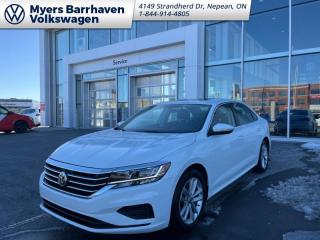 <b>Android Auto,  Apple CarPlay,  Heated Seats,  Remote Start,  Proximity Key!</b><br> <br>    Thanks for looking. This  2021 Volkswagen Passat is for sale today in Nepean. Former daily rental!<br> <br>This  sedan has 77,984 kms. Its  pure white in colour  . It has an automatic transmission and is powered by a  2.0L I4 16V GDI DOHC Turbo engine.  This unit has some remaining factory warranty for added peace of mind. <br> <br> Our Passats trim level is Highline. This Passat Highline takes style and comfort to the next level with larger alloy wheels, autonomous emergency braking, rear traffic alert and a blind spot monitor. You will also get heated front seats, Climatronic dual zone climate control and leatherette seating surfaces. Infotainment is everything youd expect with Android Auto, Apple CarPlay, SiriusXM, App-Connect smartphone integration and a 6 inch touchscreen to control it all. The interior is comfy and well appointed with a leather steering wheel, proximity key for push button start and a remote engine start for those cold winter days. This vehicle has been upgraded with the following features: Android Auto,  Apple Carplay,  Heated Seats,  Remote Start,  Proximity Key,  Chrome Grille,  Alloy Wheels. <br> <br>To apply right now for financing use this link : <a href=https://www.barrhavenvw.ca/en/form/new/financing-request-step-1/44 target=_blank>https://www.barrhavenvw.ca/en/form/new/financing-request-step-1/44</a><br><br> <br/><br> Buy this vehicle now for the lowest bi-weekly payment of <b>$156.32</b> with $0 down for 96 months @ 7.99% APR O.A.C. ((Plus applicable taxes and fees - Some conditions apply to get approved at the mentioned rate)     ).  See dealer for details. <br> <br>We are your premier Volkswagen dealership in the region. If youre looking for a new Volkswagen or a car, check out Barrhaven Volkswagens new, pre-owned, and certified pre-owned Volkswagen inventories. We have the complete lineup of new Volkswagen vehicles in stock like the GTI, Golf R, Jetta, Tiguan, Atlas Cross Sport, Volkswagen ID.4 electric vehicle, and Atlas. If you cant find the Volkswagen model youre looking for in the colour that you want, feel free to contact us and well be happy to find it for you. If youre in the market for pre-owned cars, make sure you check out our inventory. If you see a car that you like, contact 844-914-4805 to schedule a test drive.<br> Come by and check out our fleet of 30+ used cars and trucks and 60+ new cars and trucks for sale in Nepean.  o~o