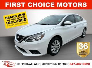 Welcome to First Choice Motors, the largest car dealership in Toronto of pre-owned cars, SUVs, and vans priced between $5000-$15,000. With an impressive inventory of over 300 vehicles in stock, we are dedicated to providing our customers with a vast selection of affordable and reliable options.<br><br>Were thrilled to offer a used 2019 Nissan Sentra SV, white color with 138,000km (STK#7022) This vehicle was $16990 NOW ON SALE FOR $14990. It is equipped with the following features:<br>- Automatic Transmission<br>- Heated seats<br>- Bluetooth<br>- Reverse camera<br>- Power windows<br>- Power locks<br>- Power mirrors<br>- Air Conditioning<br><br>At First Choice Motors, we believe in providing quality vehicles that our customers can depend on. All our vehicles come with a 36-day FULL COVERAGE warranty. We also offer additional warranty options up to 5 years for our customers who want extra peace of mind.<br><br>Furthermore, all our vehicles are sold fully certified with brand new brakes rotors and pads, a fresh oil change, and brand new set of all-season tires installed & balanced. You can be confident that this car is in excellent condition and ready to hit the road.<br><br>At First Choice Motors, we believe that everyone deserves a chance to own a reliable and affordable vehicle. Thats why we offer financing options with low interest rates starting at 7.9% O.A.C. Were proud to approve all customers, including those with bad credit, no credit, students, and even 9 socials. Our finance team is dedicated to finding the best financing option for you and making the car buying process as smooth and stress-free as possible.<br><br>Our dealership is open 7 days a week to provide you with the best customer service possible. We carry the largest selection of used vehicles for sale under $9990 in all of Ontario. We stock over 300 cars, mostly Hyundai, Chevrolet, Mazda, Honda, Volkswagen, Toyota, Ford, Dodge, Kia, Mitsubishi, Acura, Lexus, and more. With our ongoing sale, you can find your dream car at a price you can afford. Come visit us today and experience why we are the best choice for your next used car purchase!<br><br>All prices exclude a $10 OMVIC fee, license plates & registration and ONTARIO HST (13%)