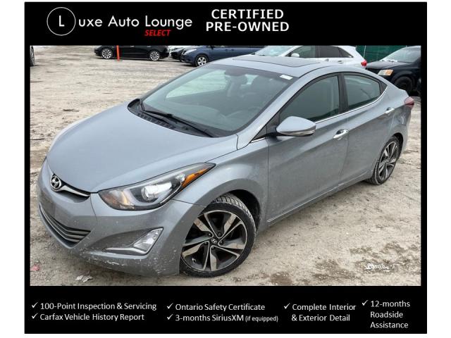 2014 Hyundai Elantra LIMITED, AUTO, LEATHER, SUNROOF, HEATED SEATS!