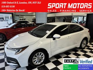 Used 2020 Toyota Corolla SE+Tinted+New Brakes+Adaptive Cruise+CLEAN CARFAX for sale in London, ON