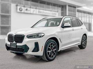 New 2024 BMW X3 xDrive30i for sale in Winnipeg, MB