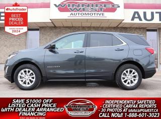 Used 2020 Chevrolet Equinox LT2 ALL WHEEL DRIVE,  LOADED/HTD SEAT, CLEAN/SHARP for sale in Headingley, MB