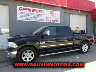 Used 2015 RAM 1500 Crew, Leather, Heated/Cooled Seats, Nav,  Sunroof for sale in Swift Current, SK