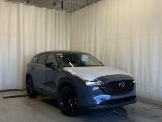 <p>NEW 2024 CX-5 Kuro AWD. Bluetooth, Skyactiv-G 2.5 L (Inline-4) Cylinder Deactivation. Backup Cam, Available NAV, Garnet Red Leather-Trimmed Upholstery, Memory Seat, Heated Seats, Keyless Remote Entry, Power Trunk, Adaptive Cruise Control, Heated Steering Wheel, Wiper Blade De-Icer, Auto Dual-Zone Climate Control, Rear Air Vents, Auto Rain-Sensing Wipers, Electronic Parking Brake, Heated Mirrors, 19 Black Metallic Alloy Wheels, Signature Wing Grille, Exterior Mirrors In Brilliant Black.</p>  <p>Includes:</p> <p>i-ACTIVSENSE + Safety Features (Smart City Brake Support-Front, Rear Cross Traffic Alert, Mazda Radar Cruise Control With Stop & Go, Distance Recognition Support System, Lane-Keep Assist System, Lane Departure Warning System, Advanced Blind Spot Monitoring)</p>  <p>A joy to drive, our 2024 Mazda CX-5 Kuro AWD radiates refined style in Polymetal Grey Metallic! Motivated by a 2.5 Liter 4 Cylinder that delivers 187hp tethered to a paddle-shifted 6 Speed Automatic transmission. You can put that strength to good use with the added traction of torque vectoring, and this All Wheel Drive SUV returns nearly approximately 7.8L/100km on the highway. Our CX-5 also has an expressive design with bold details like 17-inch alloy wheels, a rear roof spoiler, and bright-tipped dual exhaust outlets.</p>  <p>Our Kuro cabin is no ordinary interior. Its tailor-made for better travel with heated leather power front seats, a leather-wrapped steering wheel, automatic climate control, pushbutton ignition, and keyless access. Mazda makes connecting easy by providing a 10.25-inch central display, a multifunction Commander controller, Apple CarPlay/Android Auto, Bluetooth, voice control, and six-speaker audio. The versatile rear cargo space adds adventure-friendly functionality.</p>  <p>Safety is a high priority for Mazda, which helps protect you and your loved ones with automatic emergency braking, adaptive cruise control, a rearview camera, lane-keeping assistance, blind-spot monitoring, and other intelligent technologies. With all that, our CX-5 Kuro is here to transcend the ordinary! Save this page, Come in for a Qualified Test Drive. We Know You Will Enjoy Your Test Drive Towards Ownership!</p>  <p>Call 587-409-5859 for more info or to schedule an appointment! Listed Pricing is valid for 72 hours. Financing is available, please see dealer for term availability and interest rates. AMVIC Licensed Business.</p>
