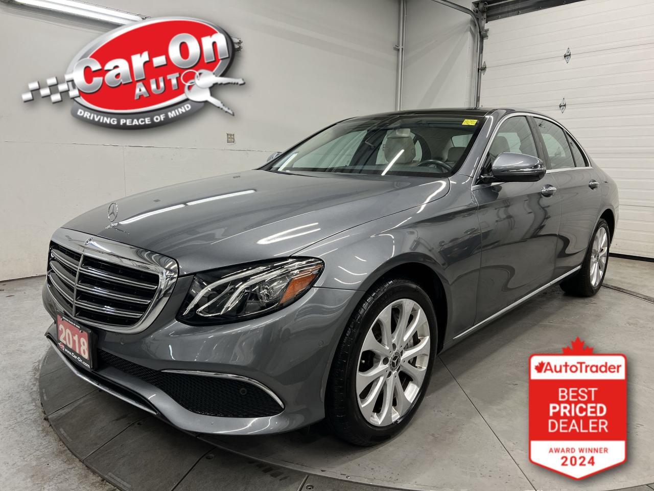 Used 2018 Mercedes-Benz E-Class E400 LUXURY AWD | PANO ROOF | NAV | LOW KMS! for sale in Ottawa, ON