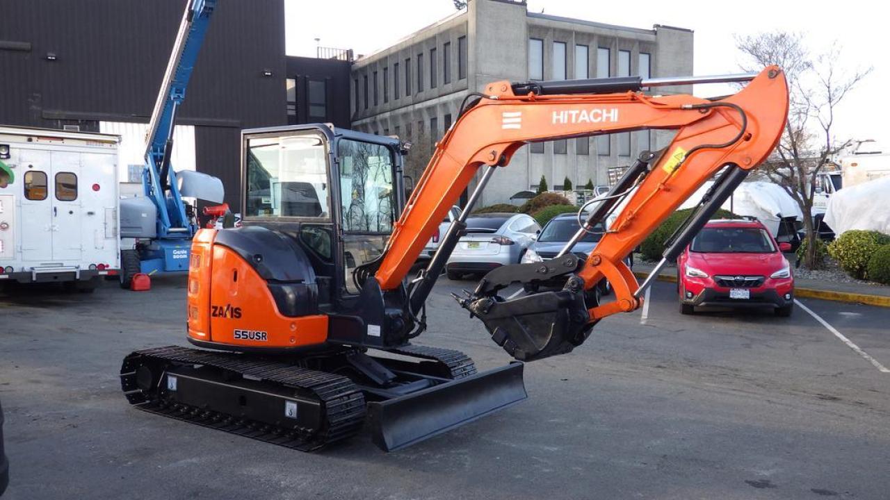 Used 2021 Hitachi 55USR Mini Excavator Diesel for sale in Burnaby, BC