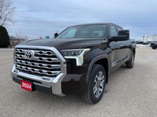 New 2024 Toyota Tundra CrewMax Platinum L with 1794 Package for sale in Portage la Prairie, MB