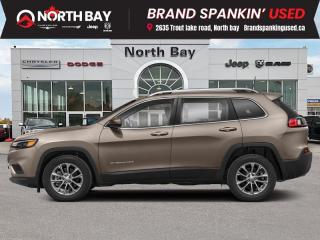 <b>Uconnect 3,  Remote Keyless Entry,  Bluetooth,  Rear View Camera,  Air Conditioning!</b><br> <br> <b>Out of town? We will pay your gas to get here! Ask us for details!</b><br><br> <br>This SUV is the perfect companion for those who crave excitement and exploration! With its iconic Jeep styling and legendary off-road capability, the Cherokee Sport is ready to tackle any terrain with ease. Equipped with advanced technology features and modern amenities, the Cherokee Sport ensures comfort and convenience on every drive. Dont miss out on the opportunity to own this exceptional SUV  schedule your test drive today!<br><br>Fully inspected and reconditioned for years of driving enjoyment!, 4 & 7-Pin Wiring Harness, 6 Speakers, Apple CarPlay Capable, Auxiliary Switch Bank Module, Block heater, Class III Hitch Receiver, Cold Weather Group, Engine Stop-Start System, Front Heated Seats, Google Android Auto, Hands-Free Comm w/Bluetooth, Heated Exterior Mirrors, Heated Steering Wheel, Heavy-Duty Engine Cooling, ParkView Rear Back-Up Camera, Power Heated Exterior Mirrors, Quick Order Package 26A, Radio: Uconnect 4 w/7 Display, Remote keyless entry, Remote Start System, SiriusXM Satellite Radio, Split folding rear seat, Trailer Tow Group, Trailer Tow Wiring Harness, USB Mobile Projection, Windshield Wiper De-Icer. 4WD 9-Speed Automatic Pentastar 3.2L V6 VVT<br><br>Reviews:<br>  * Cherokee owners tend to be most impressed with the performance of the available V6 engine, a smooth-riding suspension, a powerful and straightforward touchscreen interface, and push-button access to numerous traction-enhancing tools for use in a variety of challenging driving conditions. A flexible and handy cabin, as well as a relatively quiet highway drive, help round out the package. Heres a machine thats built to explore new trails and terrain, while providing a comfortable and compliant ride on the road and highway. Source: autoTRADER.ca<br><br>All in price - No hidden fees or charges! O~o At North Bay Chrysler we pride ourselves on providing a personalized experience for each of our valued customers. We offer a wide selection of vehicles, knowledgeable sales and service staff, complete service and parts centre, and competitive pricing on all of our products. We look forward to seeing you soon. *Every reasonable effort is made to ensure the accuracy of the information listed above, but errors happen. We reserve the right to change or amend these offers. The vehicle pricing, incentives, options (including standard equipment), and technical specifications listed, may not match the exact vehicle displayed. All finance pricing listed is O.A.C (on approved credit). Please confirm with a sales representative the accuracy of this information and pricing.<br><br>*Prices include a $2000 finance credit. Cash Purchases are subject to change. Every reasonable effort is made to ensure the accuracy of the information listed above, but errors happen. We reserve the right to change or amend these offers. The vehicle pricing, incentives, options (including standard equipment), and technical specifications listed, may not match the exact vehicle displayed. All finance pricing listed is O.A.C (on approved credit). Please confirm with a sales representative the accuracy of this information and pricing. Listed price does not include applicable taxes and licensing fees.<br> To view the original window sticker for this vehicle view this <a href=http://www.chrysler.com/hostd/windowsticker/getWindowStickerPdf.do?vin=1C4PJMAXXKD228338 target=_blank>http://www.chrysler.com/hostd/windowsticker/getWindowStickerPdf.do?vin=1C4PJMAXXKD228338</a>. <br/><br> <br/><br> Buy this vehicle now for the lowest bi-weekly payment of <b>$160.08</b> with $2400 down for 84 months @ 8.99% APR O.A.C. ( Plus applicable taxes -  platinum security included  / Total cost of borrowing $7539   ).  See dealer for details. <br> <br>All in price - No hidden fees or charges! o~o