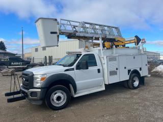 <div>2012 Ford BUCKET TRUCK  6.2L gas 41 foot ladder bucket RH41 comes with an onboard 4500 W Onan generator made by Cummins.power inverter. This truck has been kept indoors and meticulously maintained. No warning lights on the dash very recent safety check. Runs and operates as new. It will be sold as is plus HST transferred directly to your name.</div>