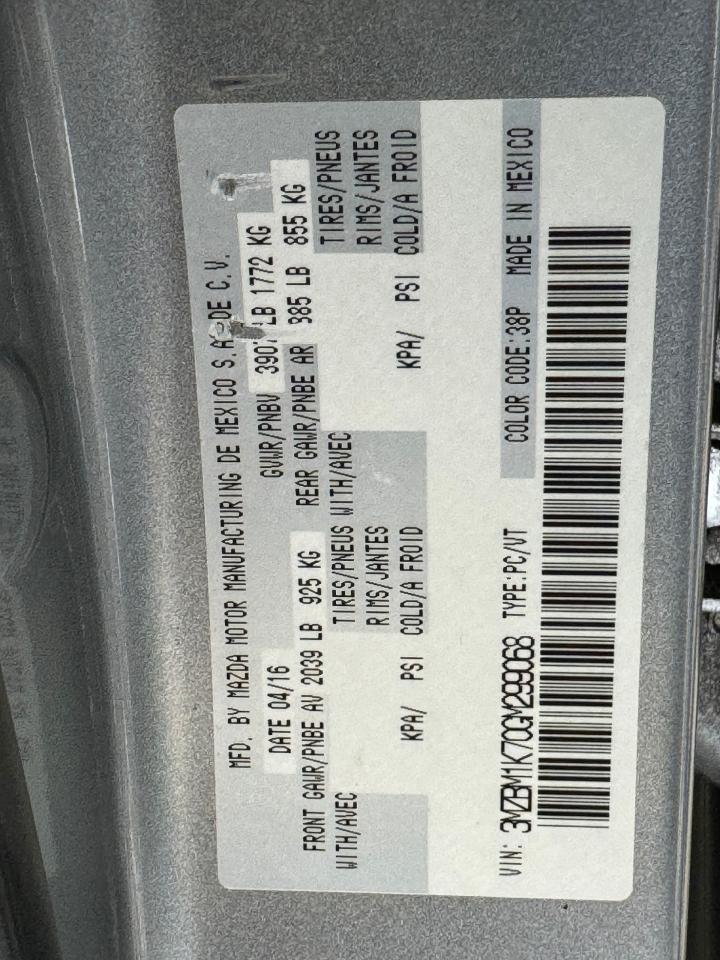 2016 Mazda MAZDA3 GX Hatch+Camera+Bluetooth+Clean Carfax - Photo #34