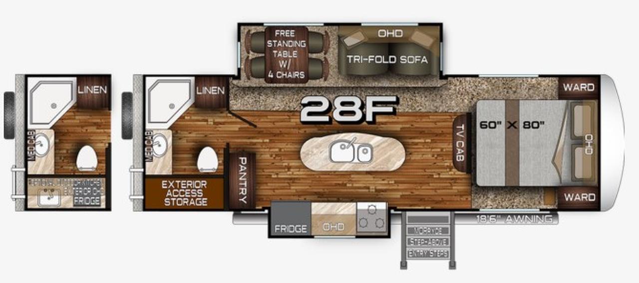 2023 Arctic Fox North Fork 28F 