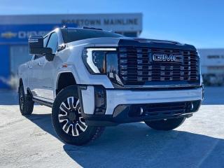 <br> <br> With stout build quality and astounding towing capability, there isnt a better choice than this GMC 2500HD for all your work-site needs. <br> <br>This 2024 GMC 2500HD is highly configurable work truck that can haul a colossal amount of weight thanks to its potent drivetrain. This truck also offers amazing interior features that nestle occupants in comfort and luxury, with a great selection of tech features. For heavy-duty activities and even long-haul trips, the 2500HD is all the truck youll ever need.<br> <br> This white frost tricoat sought after diesel Crew Cab 4X4 pickup has an automatic transmission and is powered by a 470HP 6.6L 8 Cylinder Engine.<br> <br> Our Sierra 2500HDs trim level is Denali Ultimate. This top of the line Sierra 2500HD Denali Ultimate Package is the pinnacle of 3/4 ton truck as it comes fully loaded with luxurious features such as leather cooled seats, a heads-up display, power sunroof, power adjustable pedals with memory settings, power-retractable side steps, a heavy-duty suspension, lane departure warning, forward collision alert, unique aluminum wheels and exterior styling, signature LED lighting, a large touchscreen with navigation, Apple CarPlay, Android Auto and 4G LTE capability. Additionally, this truck also comes with a leather wrapped wheel with audio controls, wireless charging, Bose premium audio, remote engine start, a CornerStep rear bumper and cargo tie downs hooks with LED box lighting and a ProGrade trailering system with hitch guidance. This vehicle has been upgraded with the following features: Head-up Display, Sunroof, Cooled Seats, Wireless Charging, Navigation, Leather Seats, Premium Audio, Power Pedals, Apple Carplay, Android Auto, Led Lights, Aluminum Wheels, Remote Start, 4g Lte, Lane Departure Warning, Park Assist. <br><br> <br/><br>Contact our Sales Department today by: <br><br>Phone: 1 (306) 882-2691 <br><br>Text: 1-306-800-5376 <br><br>- Want to trade your vehicle? Make the drive and well have it professionally appraised, for FREE! <br><br>- Financing available! Onsite credit specialists on hand to serve you! <br><br>- Apply online for financing! <br><br>- Professional, courteous, and friendly staff are ready to help you get into your dream ride! <br><br>- Call today to book your test drive! <br><br>- HUGE selection of new GMC, Buick and Chevy Vehicles! <br><br>- Fully equipped service shop with GM certified technicians <br><br>- Full Service Quick Lube Bay! Drive up. Drive in. Drive out! <br><br>- Best Oil Change in Saskatchewan! <br><br>- Oil changes for all makes and models including GMC, Buick, Chevrolet, Ford, Dodge, Ram, Kia, Toyota, Hyundai, Honda, Chrysler, Jeep, Audi, BMW, and more! <br><br>- Rosetowns ONLY Quick Lube Oil Change! <br><br>- 24/7 Touchless car wash <br><br>- Fully stocked parts department featuring a large line of in-stock winter tires! <br> <br><br><br>Rosetown Mainline Motor Products, also known as Mainline Motors is the ORIGINAL King Of Trucks, featuring Chevy Silverado, GMC Sierra, Buick Enclave, Chevy Traverse, Chevy Equinox, Chevy Cruze, GMC Acadia, GMC Terrain, and pre-owned Chevy, GMC, Buick, Ford, Dodge, Ram, and more, proudly serving Saskatchewan. As part of the Mainline Automotive Group of Dealerships in Western Canada, we are also committed to servicing customers anywhere in Western Canada! We have a huge selection of cars, trucks, and crossover SUVs, so if youre looking for your next new GMC, Buick, Chevrolet or any brand on a used vehicle, dont hesitate to contact us online, give us a call at 1 (306) 882-2691 or swing by our dealership at 506 Hyw 7 W in Rosetown, Saskatchewan. We look forward to getting you rolling in your next new or used vehicle! <br> <br><br><br>* Vehicles may not be exactly as shown. Contact dealer for specific model photos. Pricing and availability subject to change. All pricing is cash price including fees. Taxes to be paid by the purchaser. While great effort is made to ensure the accuracy of the information on this site, errors do occur so please verify information with a customer service rep. This is easily done by calling us at 1 (306) 882-2691 or by visiting us at the dealership. <br><br> Come by and check out our fleet of 70+ used cars and trucks and 130+ new cars and trucks for sale in Rosetown. o~o