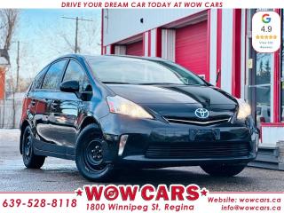 2014 Toyota Prius V Hybrid includes: <br/> Odometer: 187,677km <br/> Price: $18,998+taxes <br/> <br/>  <br/> WOW Factors:-  <br/> -Certified and mechanical inspection  <br/> -Dealer Serviced <br/> <br/>  <br/> Highlight Features:- <br/> -Hybrid Engine <br/> -Alloy Wheels <br/> -Extra Set of tires and rims <br/> -Push Button Start <br/> -Backup-Camera <br/> -Cruise Control and much more. <br/> <br/>  <br/> Financing Available <br/> Welcome to WOW CARS Family! <br/> Our prior most priority is the satisfaction of the customers in each aspect. We deal with the sale/purchase of pre-owned Cars, SUVs, VANs, and Trucks. Our main values are Truth, Transparency, and Believe. <br/> <br/>  <br/> Visit WOW CARS Today at 1800 Winnipeg Street Regina, SK S4P1G2, or give us a call at (639) 528-8II8. <br/>