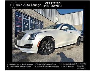 <p>CHECK OUT THE LOW MILEAGE ON THIS ONE!!! ONLY 53,000km!!!! This 2016 Cadillac ATS has every feature and then some!! Comes with: all wheel drive, leather, heated power seats, heated steering wheel, navigation, Bose audio system, remote start, body side skirt package with front lip spoiler, rear spoiler, gunmetal summer wheels with summer tires, winter tires on rims and more!</p><p><span style=font-size: 16px; caret-color: #333333; color: #333333; font-family: Work Sans, sans-serif; white-space: pre-wrap; -webkit-text-size-adjust: 100%; background-color: #ffffff;>This vehicle comes Luxe certified pre-owned, which includes: 180-point inspection & servicing, oil lube and filter change, minimum 50% material remaining on tires and brakes, Ontario safety certificate, complete interior and exterior detailing, Carfax Verified vehicle history report, guaranteed one key (additional keys may be purchased at time of sale), FREE 90-day SiriusXM satellite radio trial (on factory-equipped vehicles) & full tank of fuel!</span></p><p><span style=font-size: 16px; caret-color: #333333; color: #333333; font-family: Work Sans, sans-serif; white-space: pre-wrap; -webkit-text-size-adjust: 100%; background-color: #ffffff;>Priced at ONLY $228 bi-weekly with $1500 down over 60 months at 8.99% (cost of borrowing is $1985 per $10000 financed) OR cash purchase price of $21900 (both prices are plus HST and licensing). Call today and book your test drive appointment!!<br /></span></p>