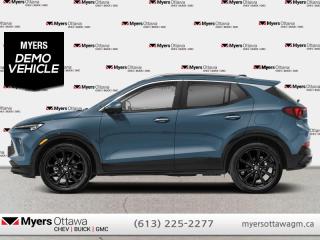 <br> <br>  Show up in this Encore GX and you show up exuding poise and style. <br> <br>This intelligently engineered Encore GX is ready to hit the road with versatile seating and cargo, stunning style, and an adventurous spirit. This SUV can fit your life, fit into your life, and help you find where you fit in all in one drive. With efficient power delivery and an engaging infotainment system, even the longest trips are made fun. For the evolution of the luxury family SUV, look no further than this Buick Encore GX.<br> <br> This ocean blu metallic SUV  has an automatic transmission and is powered by a  155HP 1.3L 3 Cylinder Engine.<br> <br> Our Encore GXs trim level is Sport Touring. This Sport Touring trim steps things up with a power liftgate for rear cargo access, exclusive exterior styling and leatherette upholstery, along with great standard features such as heated front seats, a heated steering wheel, remote engine start, and an 11-inch touchscreen with wireless Apple CarPlay and Android Auto. Safety features include lane change alert with side blind zone alert, lane keep assist with lane departure warning, forward collision alert, and front pedestrian braking. This vehicle has been upgraded with the following features: Premium Audio, Driver Confidence Package, Experience Buick Package.  This is a demonstrator vehicle driven by a member of our staff, so we can offer a great deal on it.<br><br> <br>To apply right now for financing use this link : <a href=https://creditonline.dealertrack.ca/Web/Default.aspx?Token=b35bf617-8dfe-4a3a-b6ae-b4e858efb71d&Lang=en target=_blank>https://creditonline.dealertrack.ca/Web/Default.aspx?Token=b35bf617-8dfe-4a3a-b6ae-b4e858efb71d&Lang=en</a><br><br> <br/> See dealer for details. <br> <br><br> Come by and check out our fleet of 40+ used cars and trucks and 150+ new cars and trucks for sale in Ottawa.  o~o